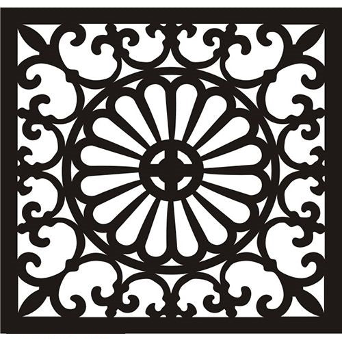 Intricate French Pattern Decorative Wall Tile Grid